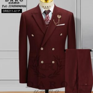 Double breasted Turkish style Daro men’s suit