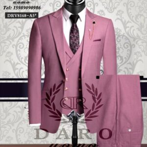 Golden button Turkish Daro 3pcs men’s suit