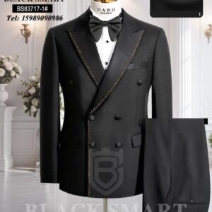 Latest designer Turkish double breasted tuxedo stone men’s suit