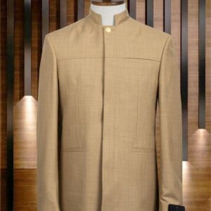 Quality Senzo Bishop Collar Longsleeved Safari Men’s Suit