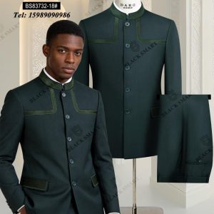 Clerical designer quality safari men’s suit