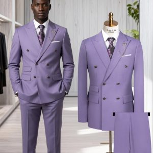 Daro Double-Breasted Designer Men’s Suit